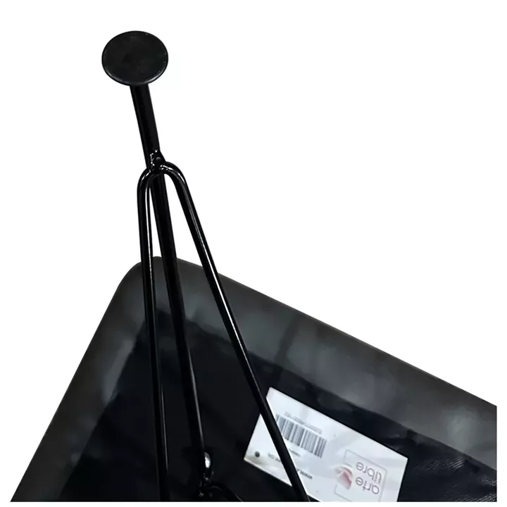 Καρέκλα Τραπεζαρίας ArteLibre SELVA Vintage Μαύρο PU/Μέταλλο 43x57x81cm