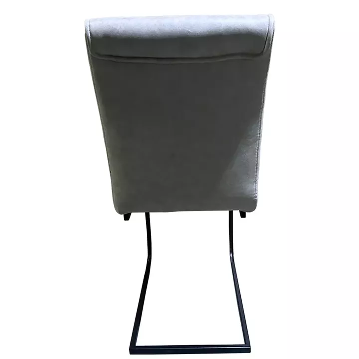 Καρέκλα Τραπεζαρίας ArteLibre ESTRELLA Μπεζ/Μαύρο PU/Μέταλλο 43x56x95cm