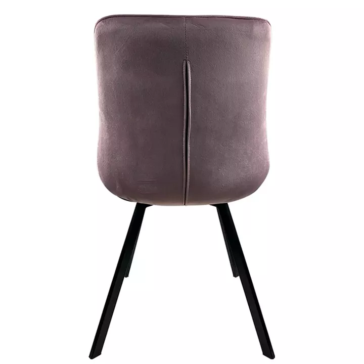 Καρέκλα Τραπεζαρίας ArteLibre BRISA Σάπιο Μήλο/Μαύρο Βελούδο/Μέταλλο 53x60x85cm
