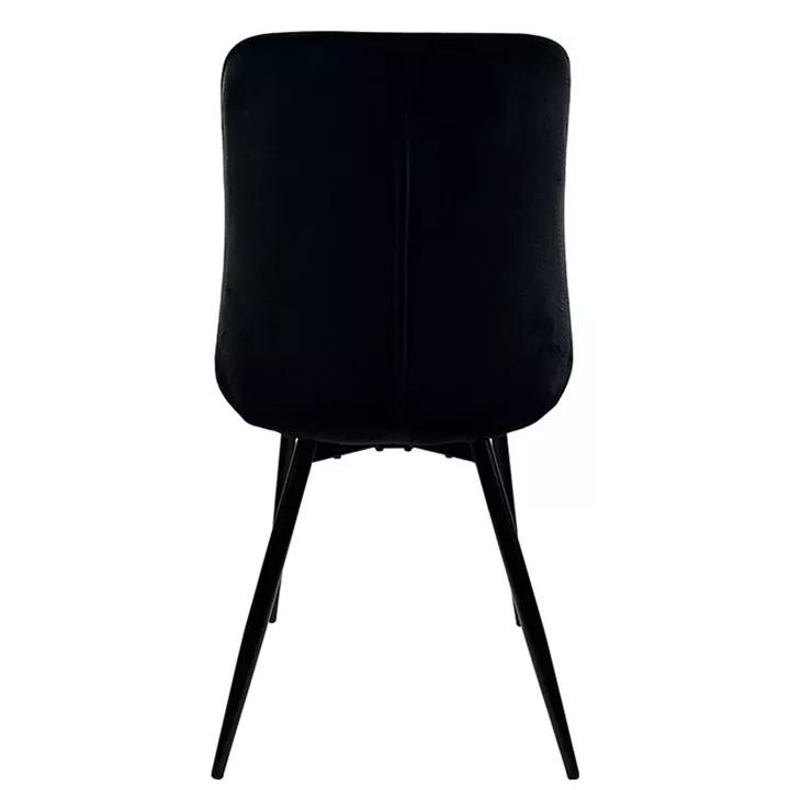 Καρέκλα Τραπεζαρίας ArteLibre BRISA Μαύρο Βελούδο/Μέταλλο 53x60x85cm
