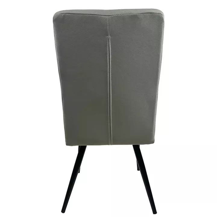 Καρέκλα Τραπεζαρίας ArteLibre FANDANGO Μπεζ/Μαύρο Ύφασμα/Μέταλλο 43x56x97cm