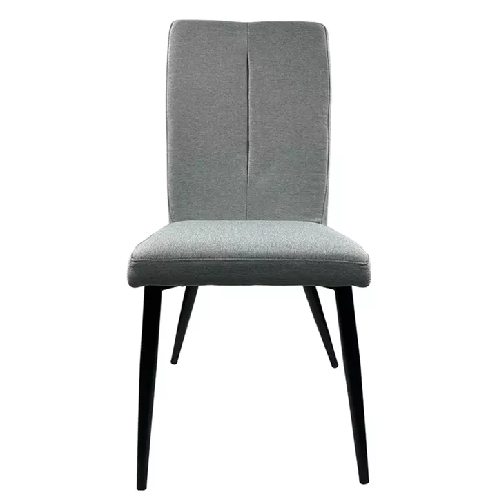 Καρέκλα Τραπεζαρίας ArteLibre FANDANGO Γκρι/Μαύρο Ύφασμα/Μέταλλο 43x56x97cm