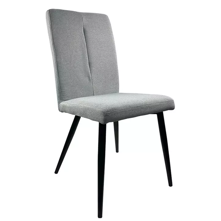 Καρέκλα Τραπεζαρίας ArteLibre FANDANGO Γκρι/Μαύρο Ύφασμα/Μέταλλο 43x56x97cm