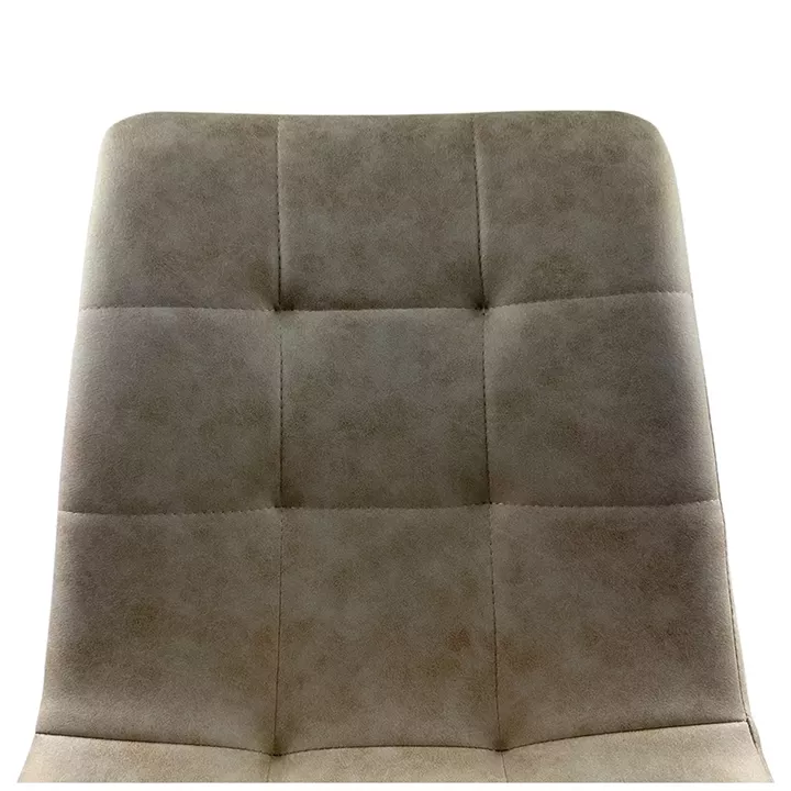 Καρέκλα Τραπεζαρίας ArteLibre YUCATAN Μπεζ/Μαύρο PU/Μέταλλο 44x55x86cm