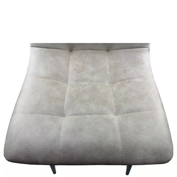 Καρέκλα Τραπεζαρίας ArteLibre YUCATAN Μπεζ/Μαύρο PU/Μέταλλο 44x55x86cm