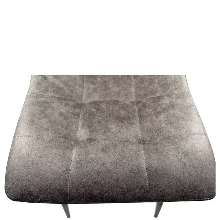 Καρέκλα Τραπεζαρίας ArteLibre YUCATAN Καφέ/Μαύρο PU/Μέταλλο 44x55x86cm