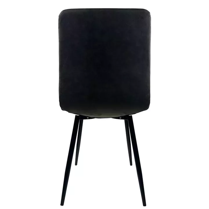 Καρέκλα Τραπεζαρίας ArteLibre YUCATAN Καφέ/Μαύρο PU/Μέταλλο 44x55x86cm