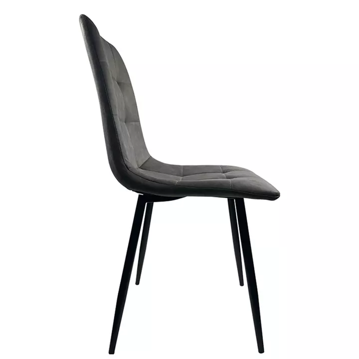 Καρέκλα Τραπεζαρίας ArteLibre YUCATAN Καφέ/Μαύρο PU/Μέταλλο 44x55x86cm