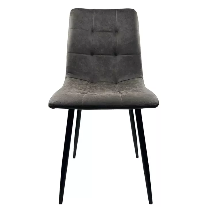 Καρέκλα Τραπεζαρίας ArteLibre YUCATAN Καφέ/Μαύρο PU/Μέταλλο 44x55x86cm