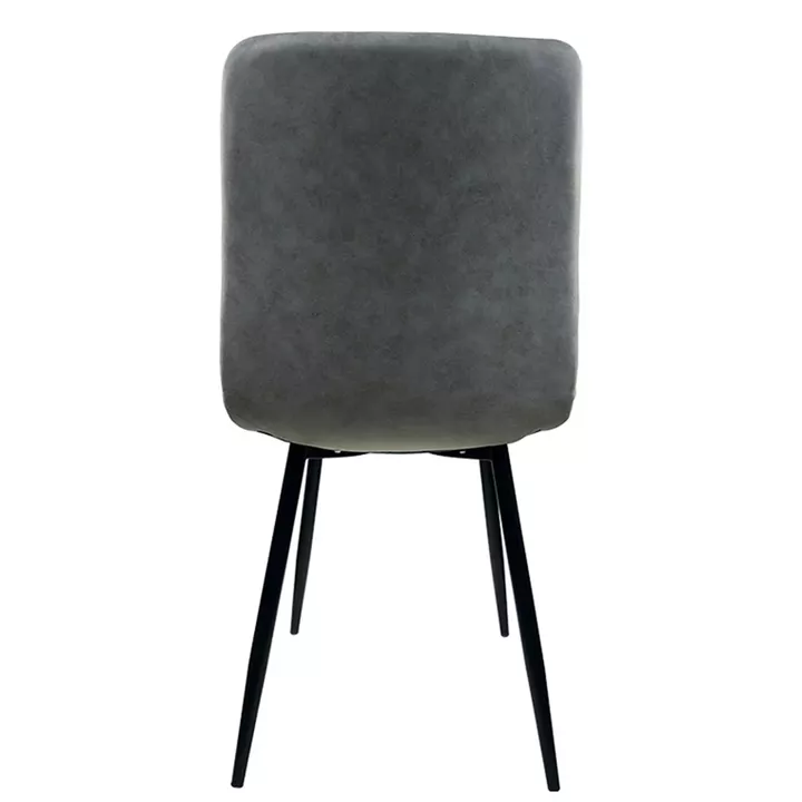 Καρέκλα Τραπεζαρίας ArteLibre YUCARIA Μπεζ/Μαύρο PU/Μέταλλο 44x55x86cm