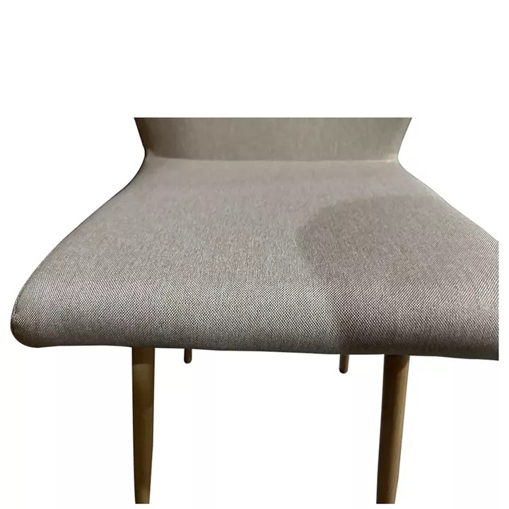 Καρέκλα Τραπεζαρίας ArteLibre LAGOA Ανοιχτό Καφέ/Φυσικό Ύφασμα/Μέταλλο 46x57x86cm