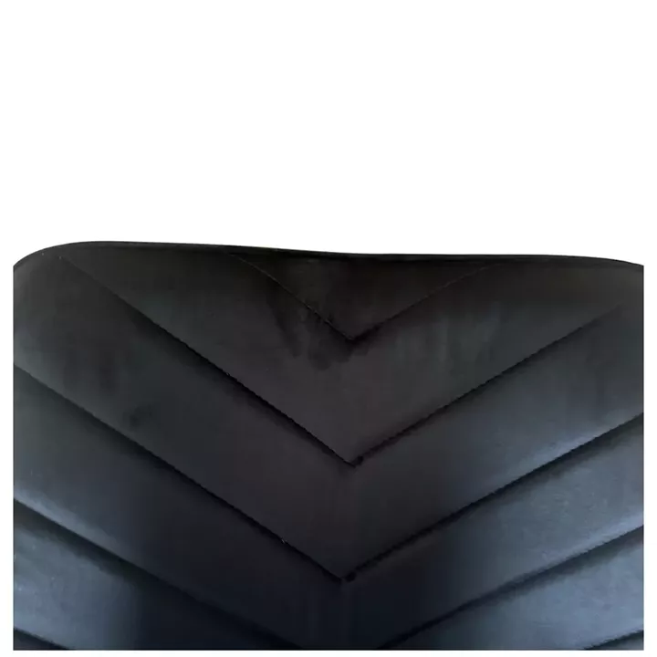 Καρέκλα Τραπεζαρίας ArteLibre FLORITA Μαύρο Βελούδο/Μέταλλο 55x57x84cm