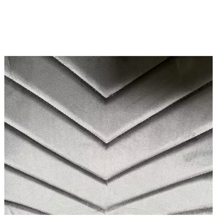 Καρέκλα Τραπεζαρίας ArteLibre FLORITA Γκρι/Μαύρο Βελούδο/Μέταλλο 55x57x84cm