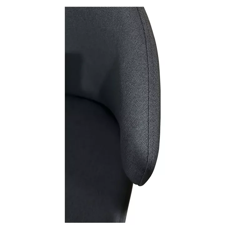 Καρέκλα Τραπεζαρίας ArteLibre JACARANDA Γκρι/Μαύρο Ύφασμα/Μέταλλο 56x56x76cm