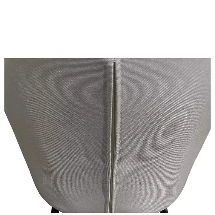 Καρέκλα Τραπεζαρίας ArteLibre JACARANDA Μπεζ/Μαύρο Ύφασμα/Μέταλλο 56x56x76cm