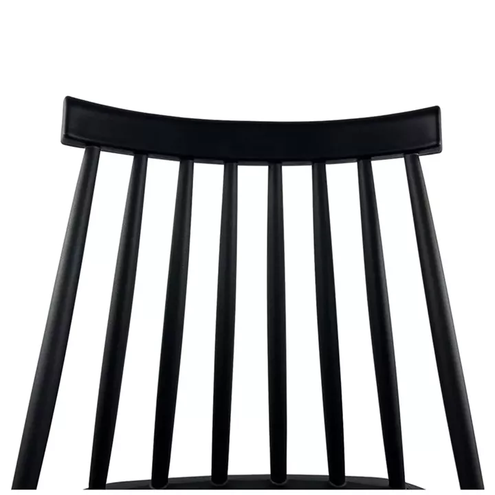 Σκαμπό Bar ArteLibre MARANTA Μαύρο PP/Μέταλλο 45x46x97cm