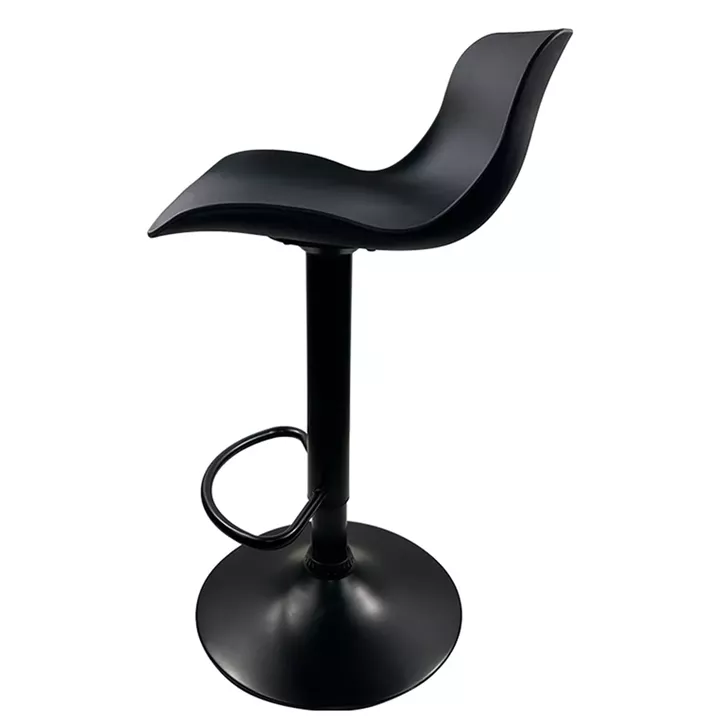 Σκαμπό Bar ArteLibre QUERIDA Μαύρο PP/Μέταλλο 44x45x58/81-79/102cm