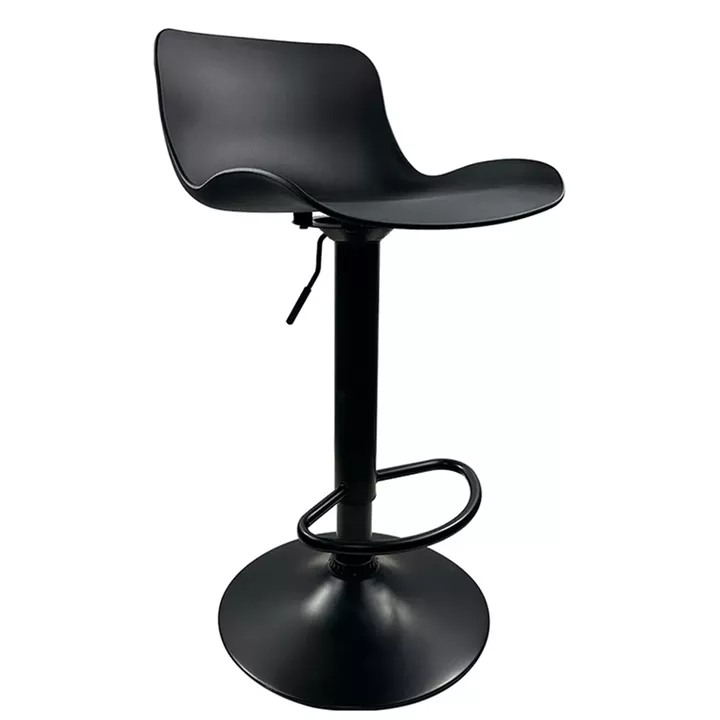 Σκαμπό Bar ArteLibre QUERIDA Μαύρο PP/Μέταλλο 44x45x58/81-79/102cm