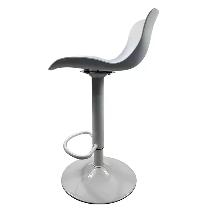 Σκαμπό Bar ArteLibre QUERIDA Λευκό PP/Μέταλλο 44x45x58/81-79/102cm