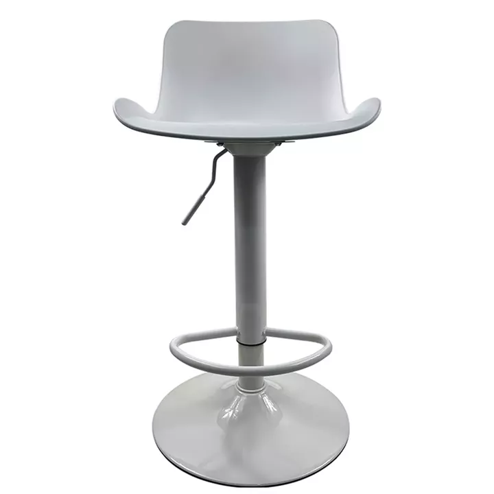 Σκαμπό Bar ArteLibre QUERIDA Λευκό PP/Μέταλλο 44x45x58/81-79/102cm