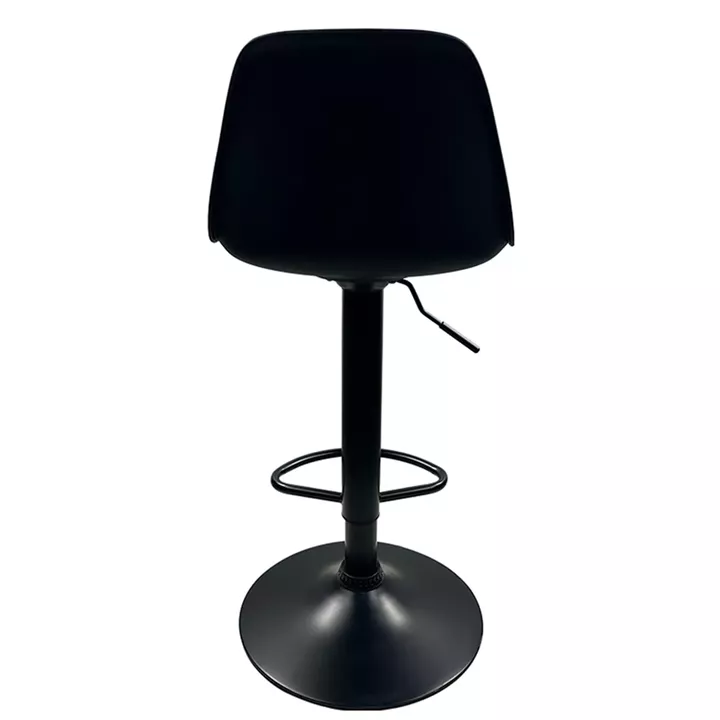 Σκαμπό Bar ArteLibre AMADA Μαύρο PP/Μέταλλο 41x40x79-89cm