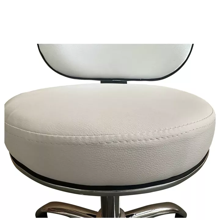 Καρέκλα Εργασίας ArteLibre FIRMEZA Λευκό/Χρώμιο PU/Μέταλλο 47x47x67/78cm