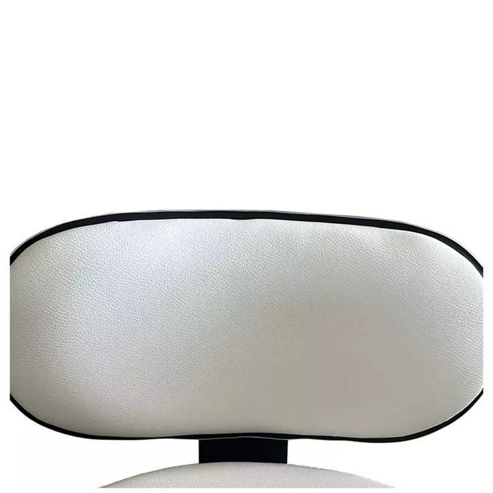 Καρέκλα Εργασίας ArteLibre FIRMEZA Λευκό/Χρώμιο PU/Μέταλλο 47x47x67/78cm