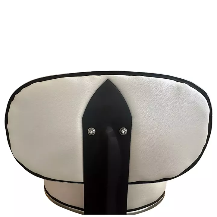 Καρέκλα Εργασίας ArteLibre FIRMEZA Λευκό/Χρώμιο PU/Μέταλλο 47x47x67/78cm