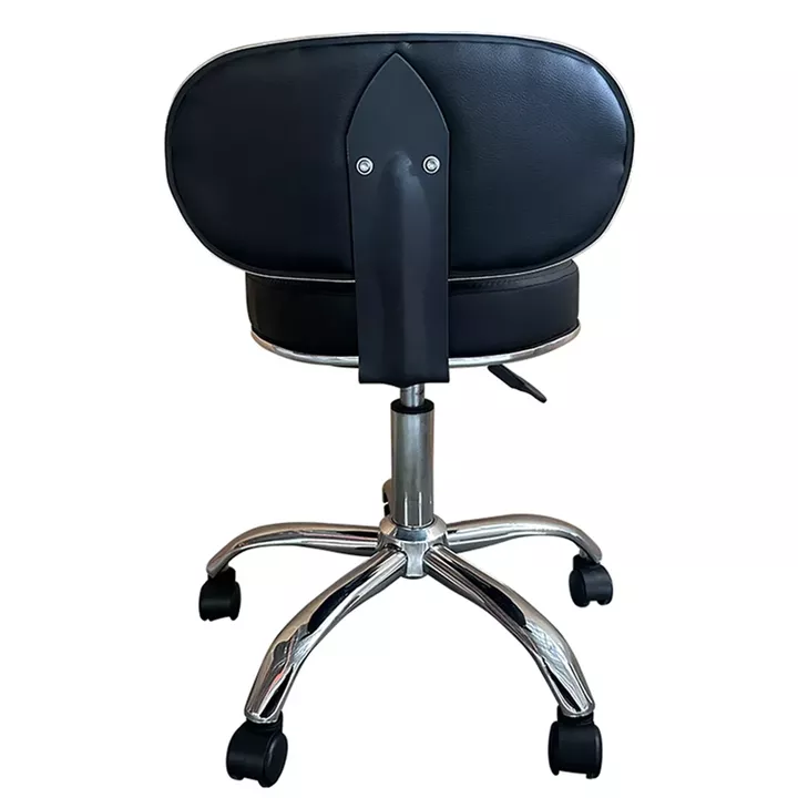 Καρέκλα Εργασίας ArteLibre FIRMEZA Μαύρο/Χρώμιο PU/Μέταλλο 47x47x67/78cm