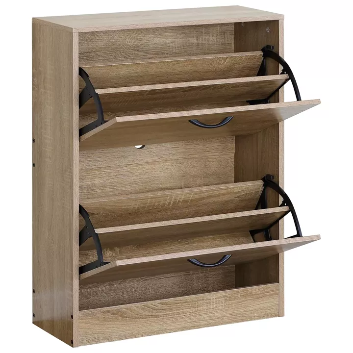 Παπουτσοθήκη ArteLibre BRANTLEY Δρυς Μοριοσανίδα 60x24x81cm