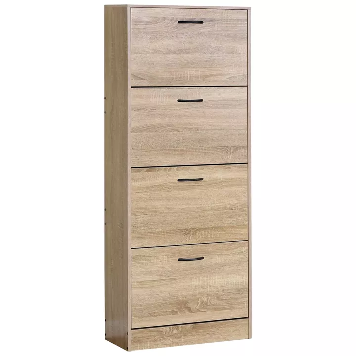 Παπουτσοθήκη ArteLibre BRANTLEY Δρυς Μοριοσανίδα 60x24x150cm