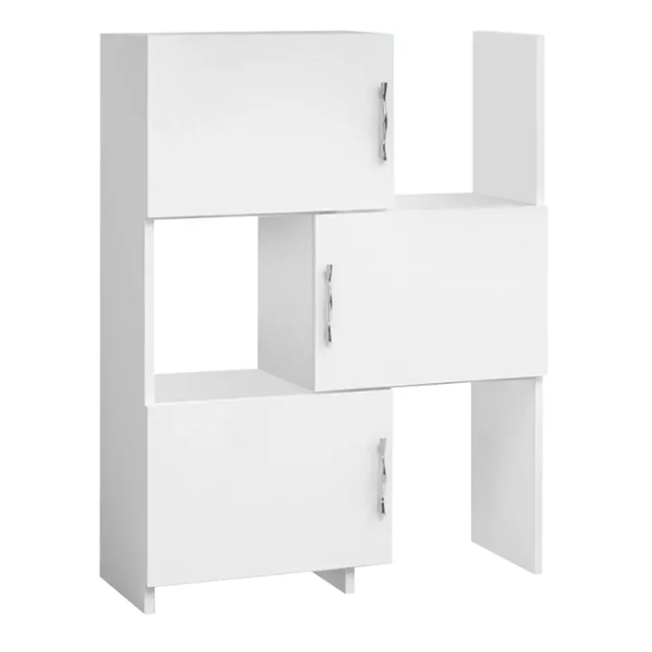 Ντουλάπι κουζίνας - μπάνιου Anna Megapap χρώμα λευκό 65x31,5x89,8εκ.