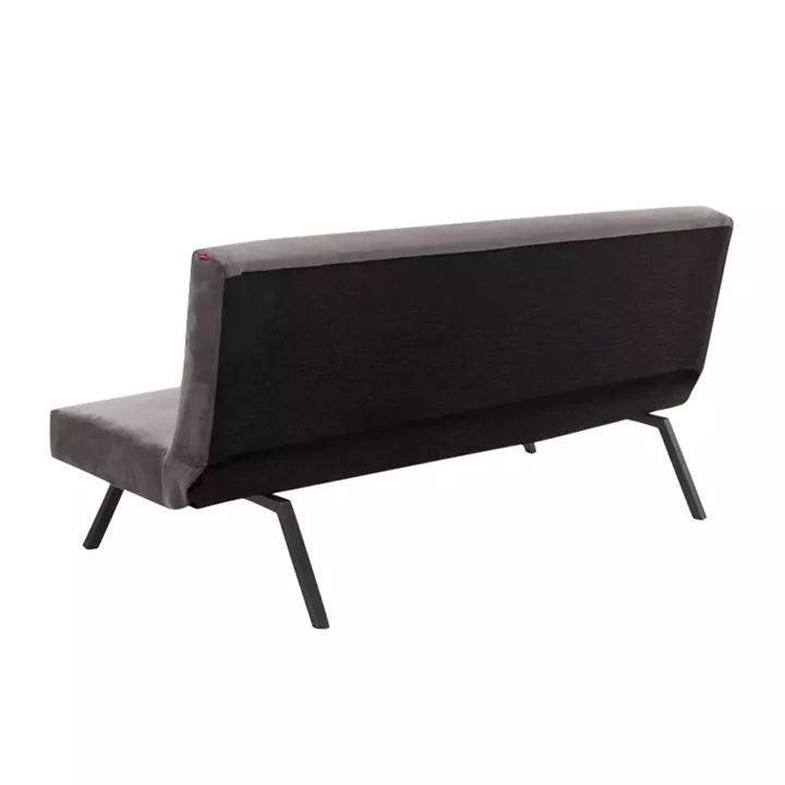 Καναπές - κρεβάτι Zola Megapap τριθέσιος υφασμάτινος χρώμα γκρι 180x64x78εκ.