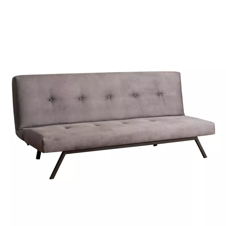 Καναπές - κρεβάτι Zola Megapap τριθέσιος υφασμάτινος χρώμα γκρι 180x64x78εκ.