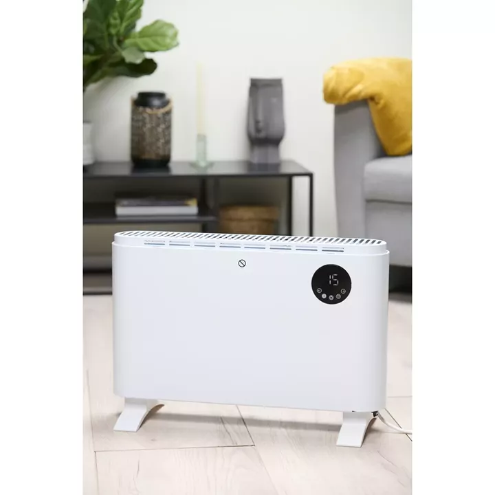 Θερμαντικό Σώμα Ψηφιακό Με Τηλεχειριστήριο Λευκό 1800/2000W ALPINA