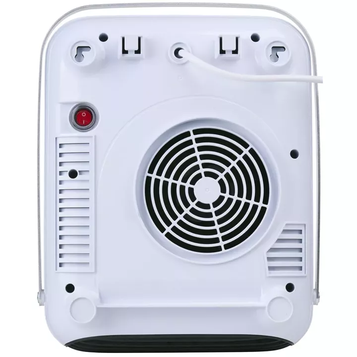 Αερόθερμο Μπάνιου Επιτοίχιο Ψηφιακό Με Κρεμάστρα Πετσέτας Και Τηλεχειριστήριο Λευκό IP22 750/2000W ALPINA