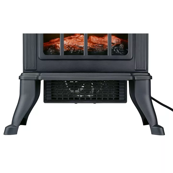 Ηλεκτρικό Τζάκι Επιδαπέδιο 800/1500W Μαύρο ALPINA