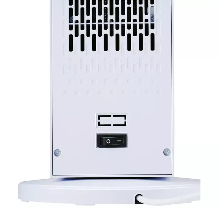 Κεραμικό Αερόθερμο Δαπέδου Πύργος Φορητό Λευκό/Μαύρο 800/2000W ALPINA