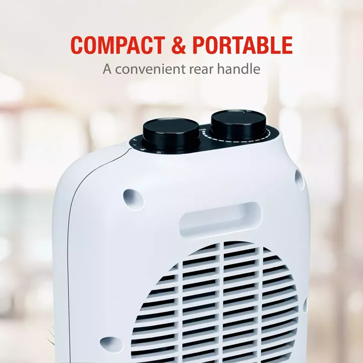 Φορητό Αερόθερμο 2-Σε-1 1500W Λευκό/Μαύρο 16x10x22cm ALPINA