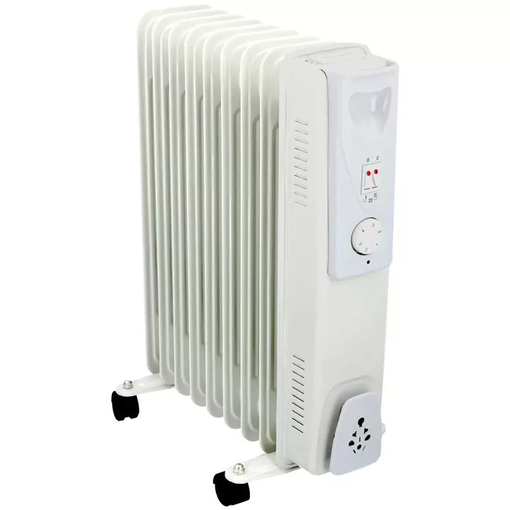 Ηλεκτρικό Καλοριφέρ Λαδιού 9 Φέτες Λευκό 2000W ALPINA