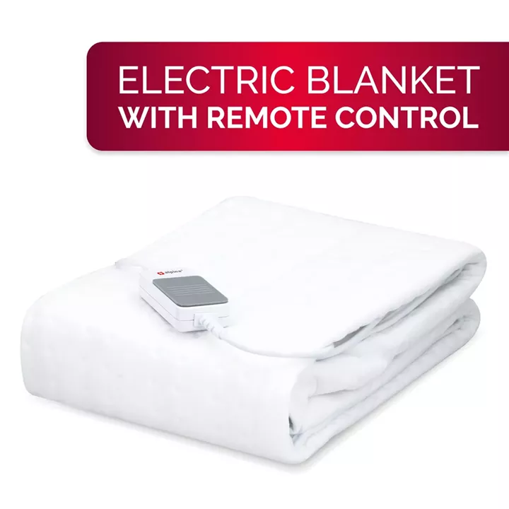 Ηλεκτρική Κουβέρτα Μονή Πλενόμενη Με Τηλεχειριστήριο 80x150cm 60W ALPINA