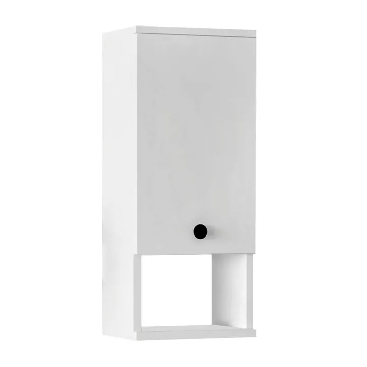 Ντουλάπι μπάνιου επιτοίχιο Mis Megapap χρώμα λευκό 30x21,8x71εκ.