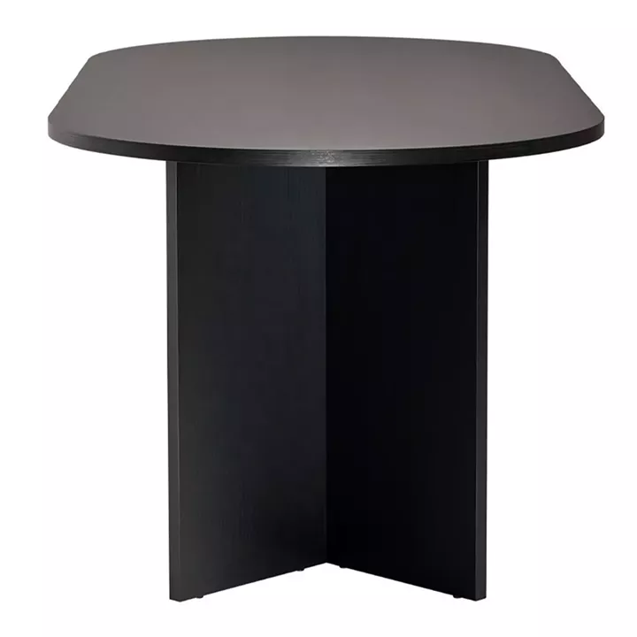 Τραπέζι Sablin Megapap χρώμα black wood 180x89,5x75εκ.