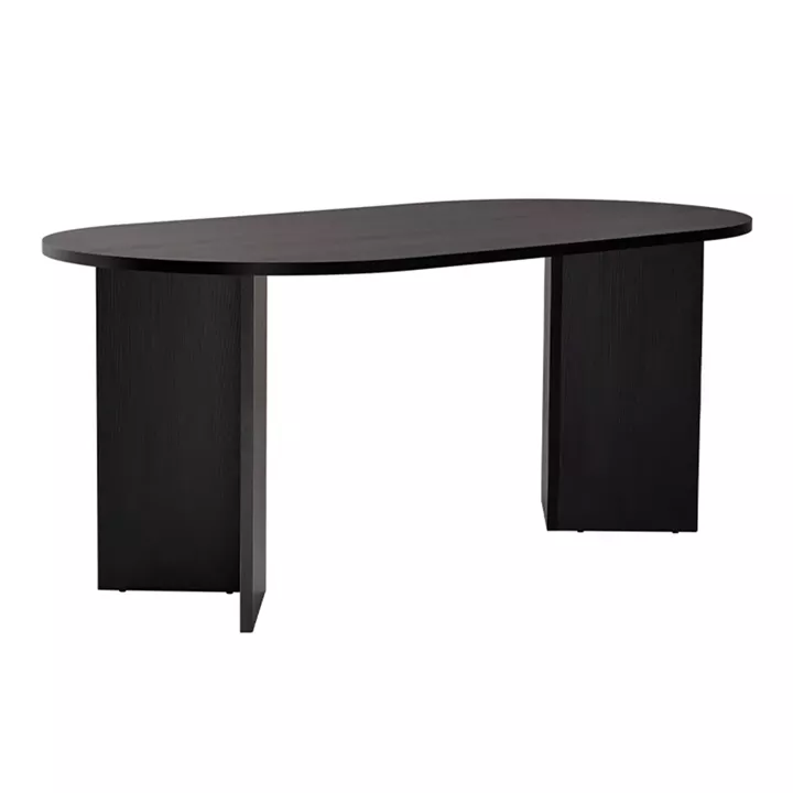 Τραπέζι Sablin Megapap χρώμα black wood 180x89,5x75εκ.