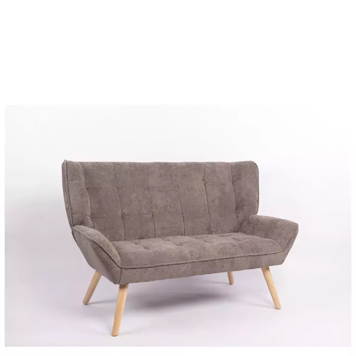 Καναπές ArteLibre NESTO Γκρι Ύφασμα/Ξύλο 86x126x78cm