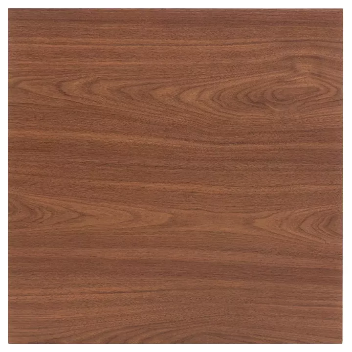 Τραπέζι Τραπεζαρίας ArteLibre BROOKWYN Καρυδί/Μαύρο Μέταλλο/Μοριοσανίδα 60x60x74cm