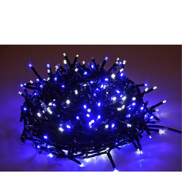 500 LED Εξωτερικού Χώρου Ψυχρό Λευκό/Μπλε Φως Πράσινο Καλώδιο