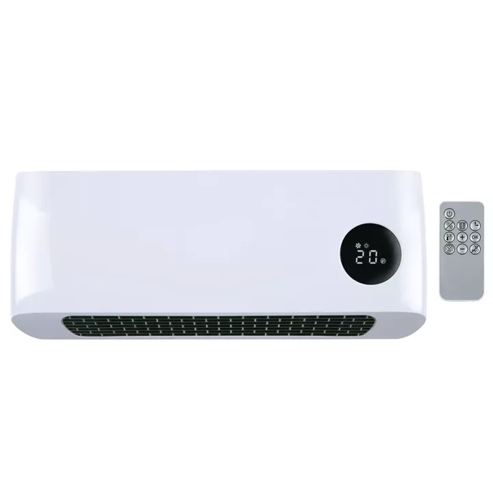 Θερμαντικό Σώμα Κεραμικό Επιτοίχιο Με Τηλεχειριστήριο Λευκό 1000/2000W ALPINA