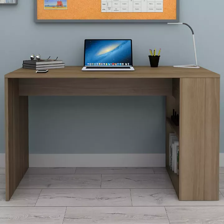 Γραφείο εργασίας Mikro Megapap χρώμα καρυδί 120x60x75εκ.