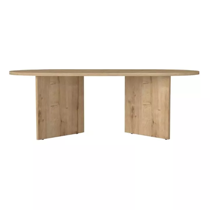 Τραπεζάκι σαλονιού Cortado Megapap χρώμα sapphire oak 120x60x39,6εκ.